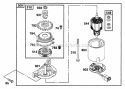 Electric Starter Diagram and Parts List for 12M802-0650-01  Briggs and Stratton Engine